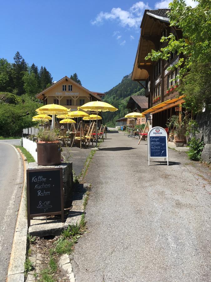 "Terrasse" Nessental Hotel Gadmen Exterior photo