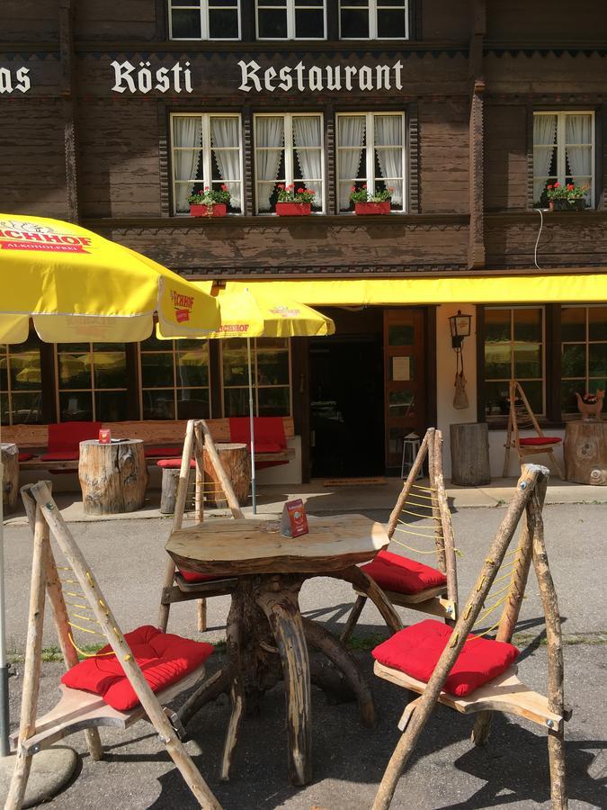 "Terrasse" Nessental Hotel Gadmen Exterior photo