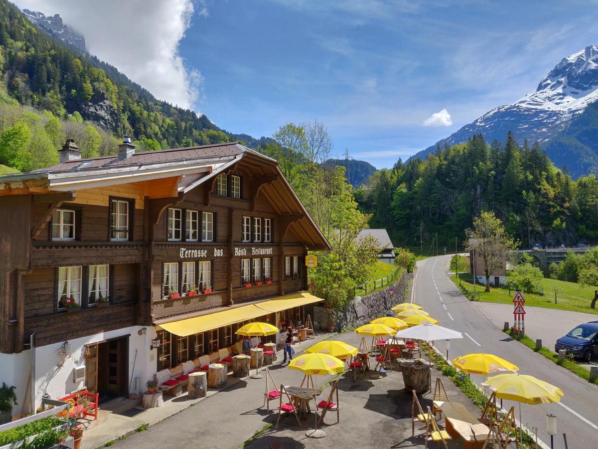 "Terrasse" Nessental Hotel Gadmen Exterior photo